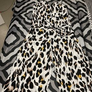 Cheetah jump suit